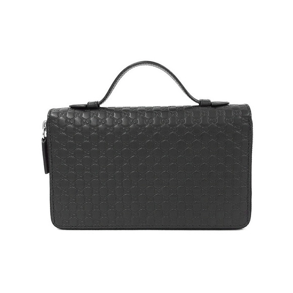 Gucci Zip Micro ssima Travel Long Document Case Wallet - Picture 1 of 5